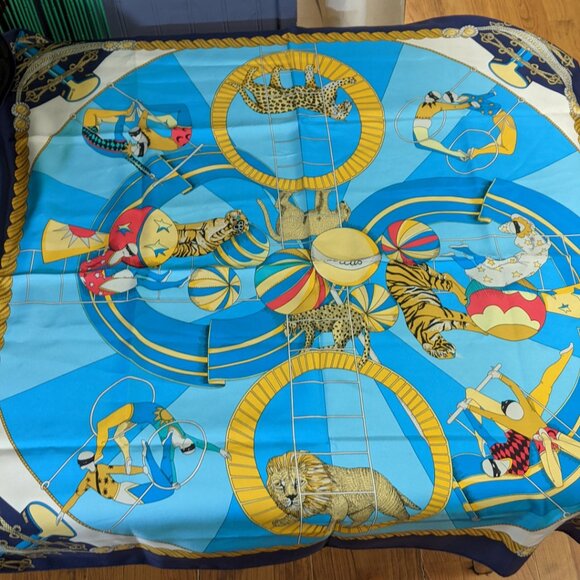 Vintage Hermes circus scarf 1982 - Picture 4 of 12